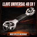 Llave Universal 48 en 1 con Cabezal Giratorio para Tuercas y Tornillos